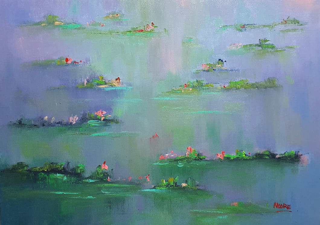Dusk Arrives At Giverny
