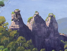 Load image into Gallery viewer, Three Sisters Blue Mountains Oil Painting
