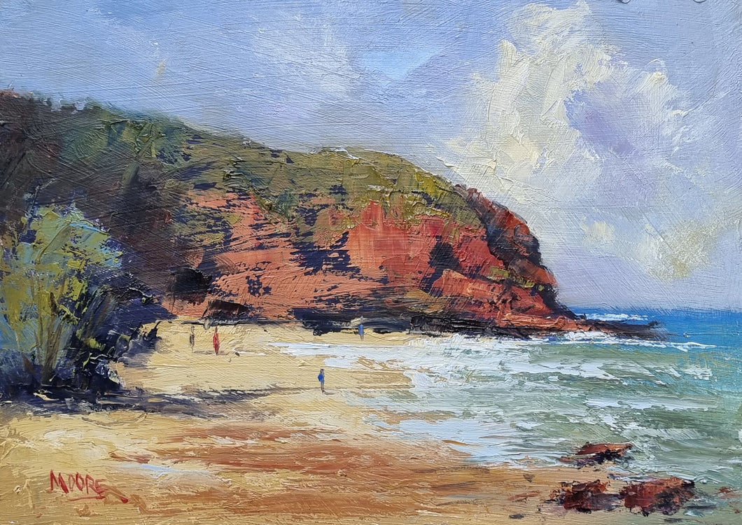Red Coastal Cliffs