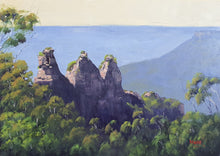 Load image into Gallery viewer, Three Sisters Blue Mountains Oil Painting
