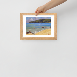 1770 Beach Framed Print