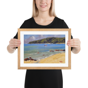 1770 Beach Framed Print