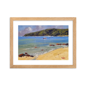 1770 Beach Framed Print