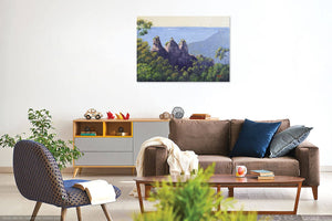 Three Sisters Blue Mountains Oil Painting